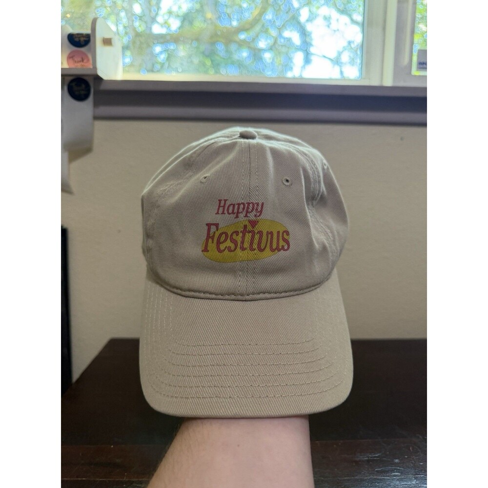 Jerry Seinfeld Happy Festivus Baseball Hat Cap Adjustable Vintage